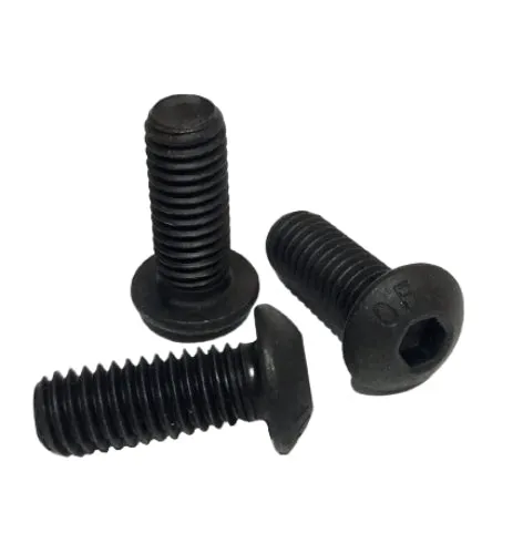 1/4-20 x 1-1/2" Button Head Socket Cap Screws Plain Finish QTY 50