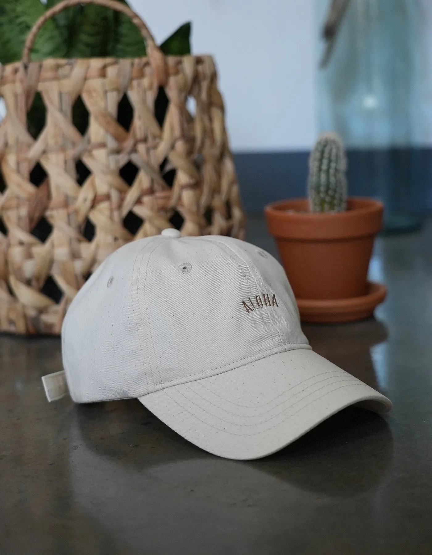 Aloha Dad Hat - Peppered Tan