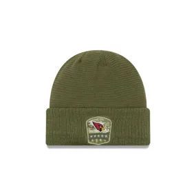 ARIZONA CARDINALS SALUTE TO SERVICE CUFF KNIT GREEN/RED