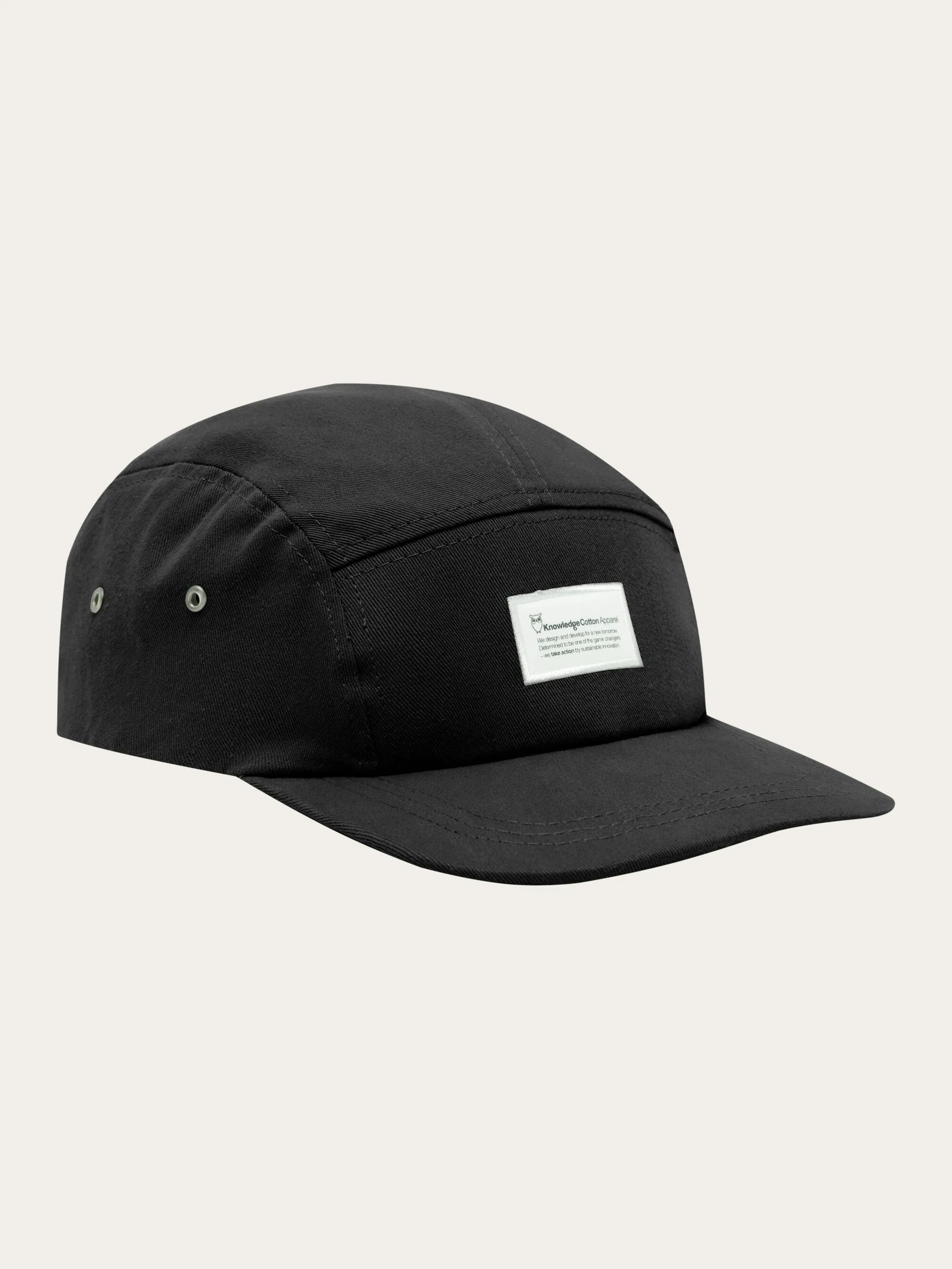 Barckley cap with badge - Black Jet