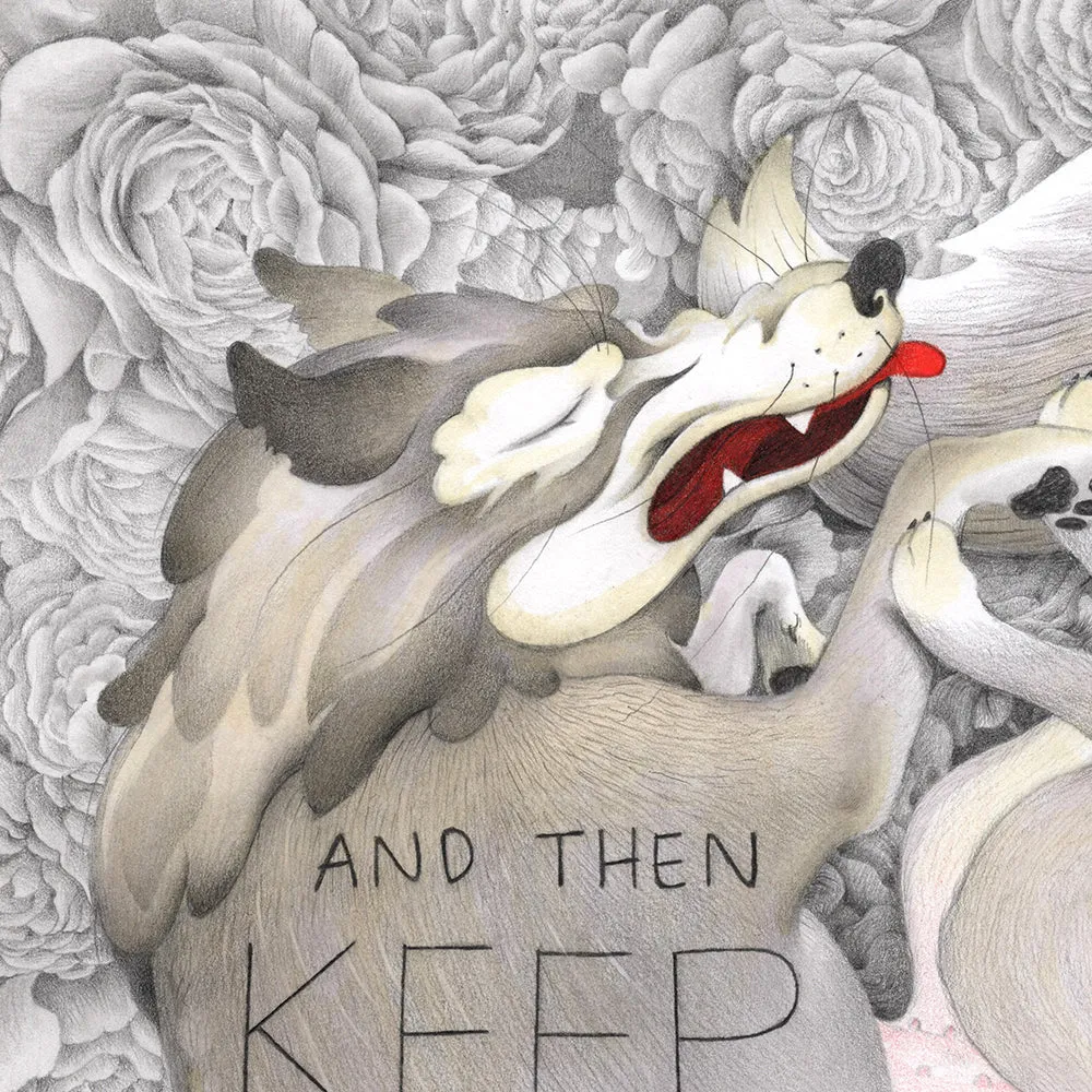 Cassia Lupo - "Rest and Then Keep Going" print