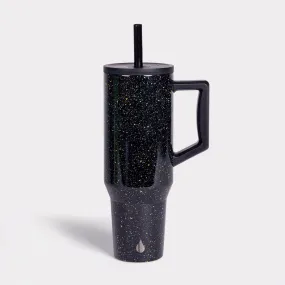 Commuter 40oz Tumbler - Black Speckle