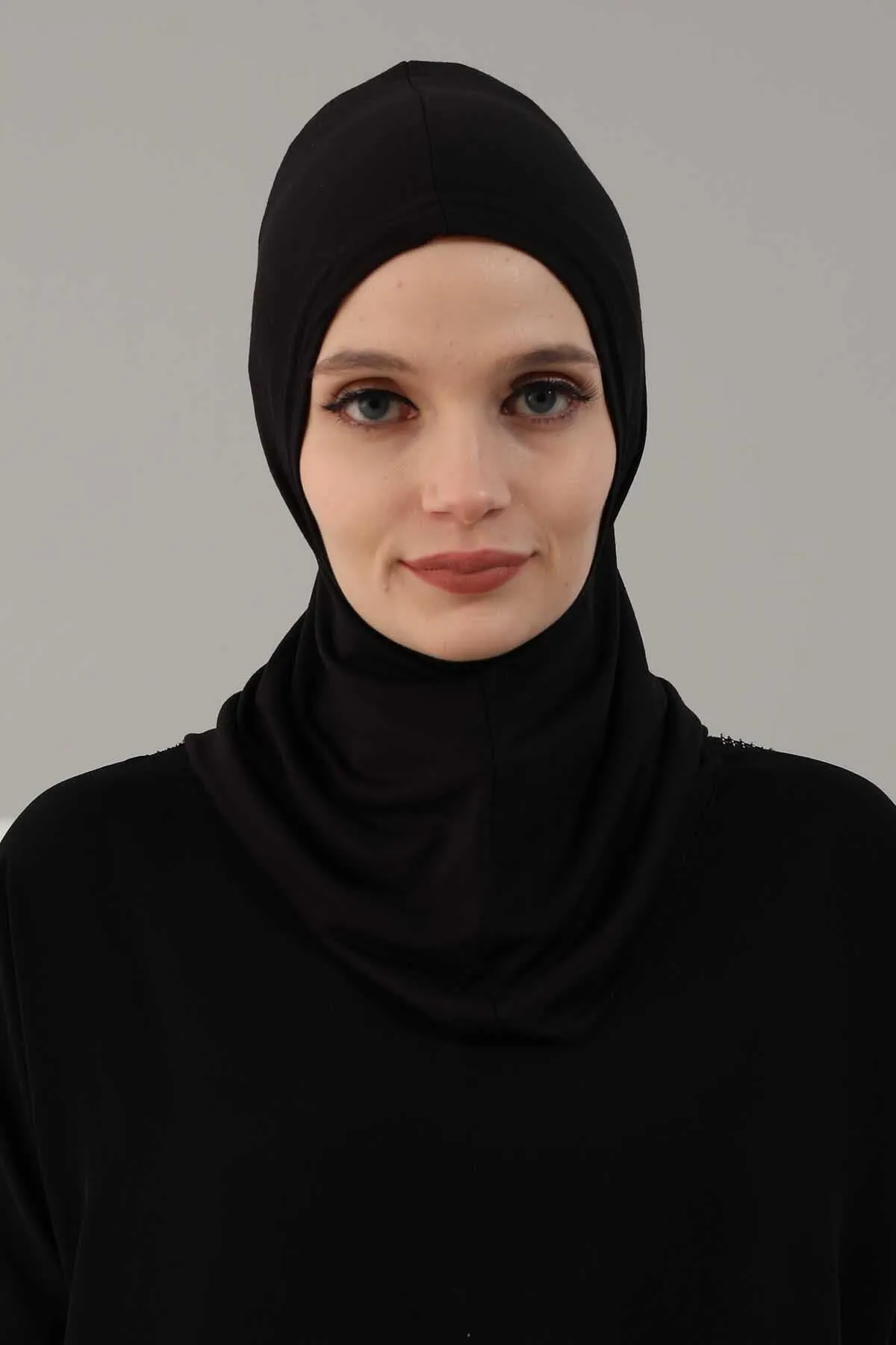 Elegant Full Head and Neck Hijab Cover, Instant Turban Inner Bonnet Head Wear, Lightweight Ninja Cap Head Wrap, Ramadan Muslim Gift,TB-1