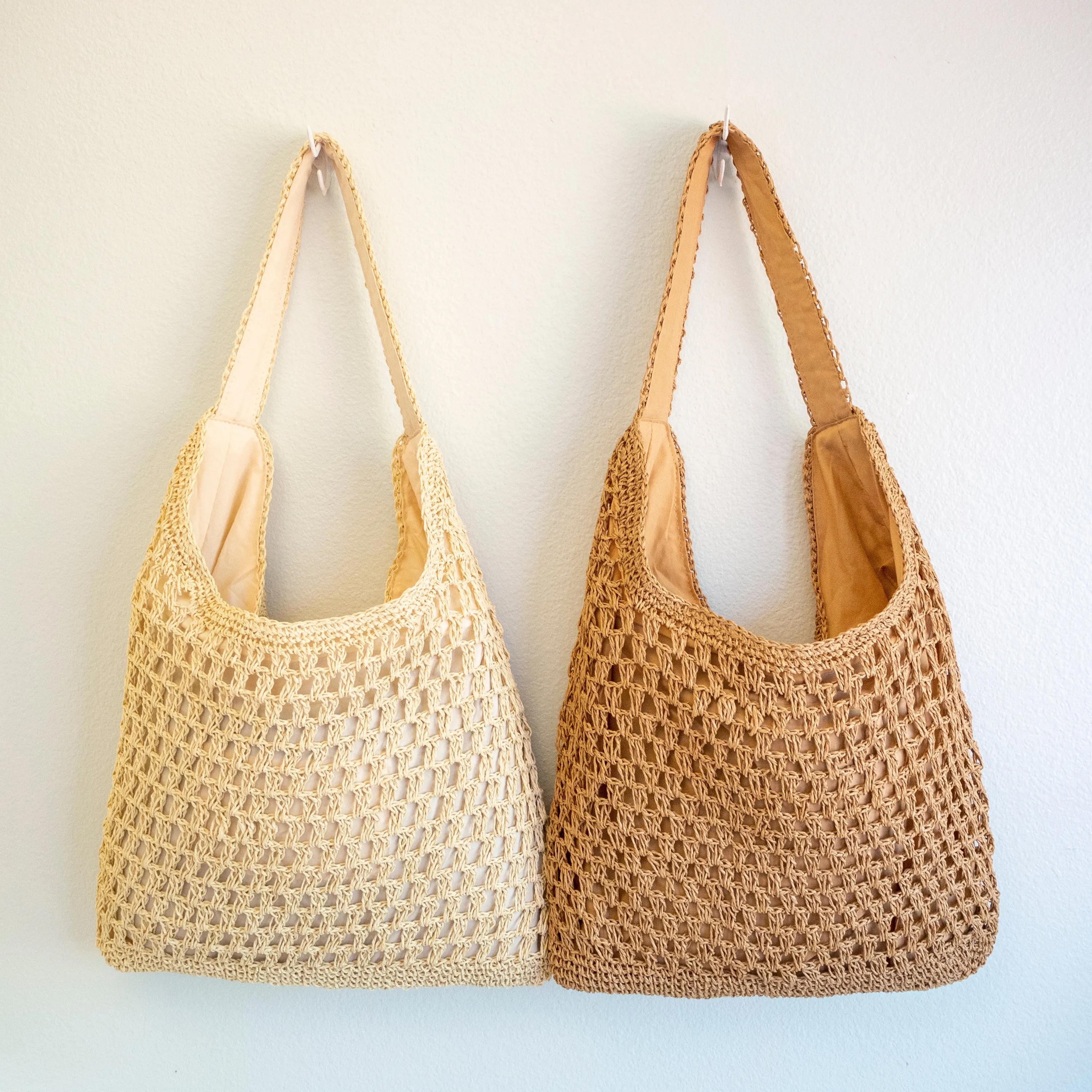 Elena Handbags Straw Woven Tote