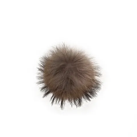 Faux Fur Pom Pom Natural