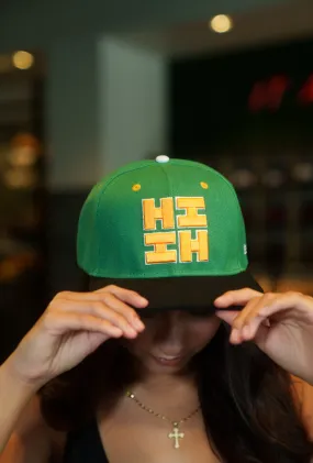 GREEN & YELLOW HIFI LOGO HAT