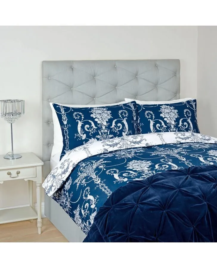 Josette Printed Midnight Duvet Cover