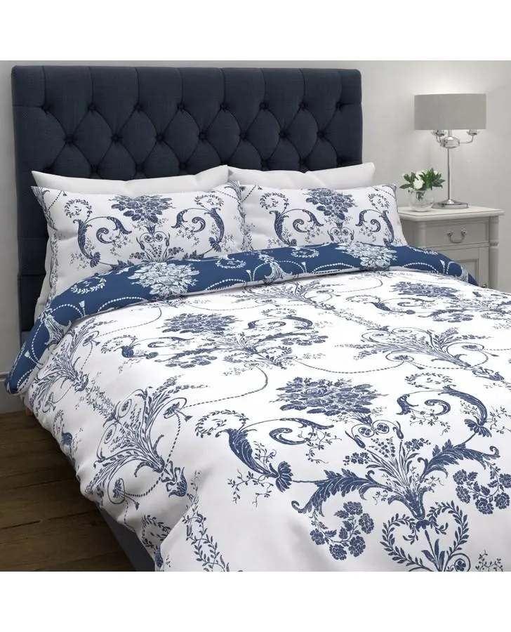 Josette Printed Midnight Duvet Cover