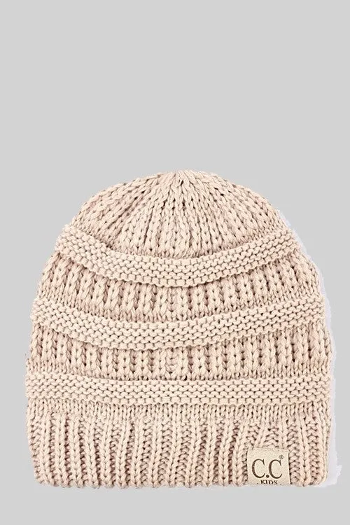 Kids Solid Beanie