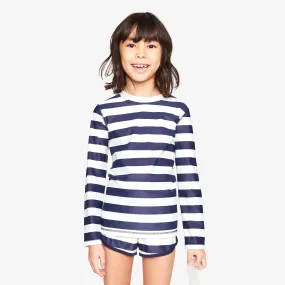 Long sleeve rash guard in stripe