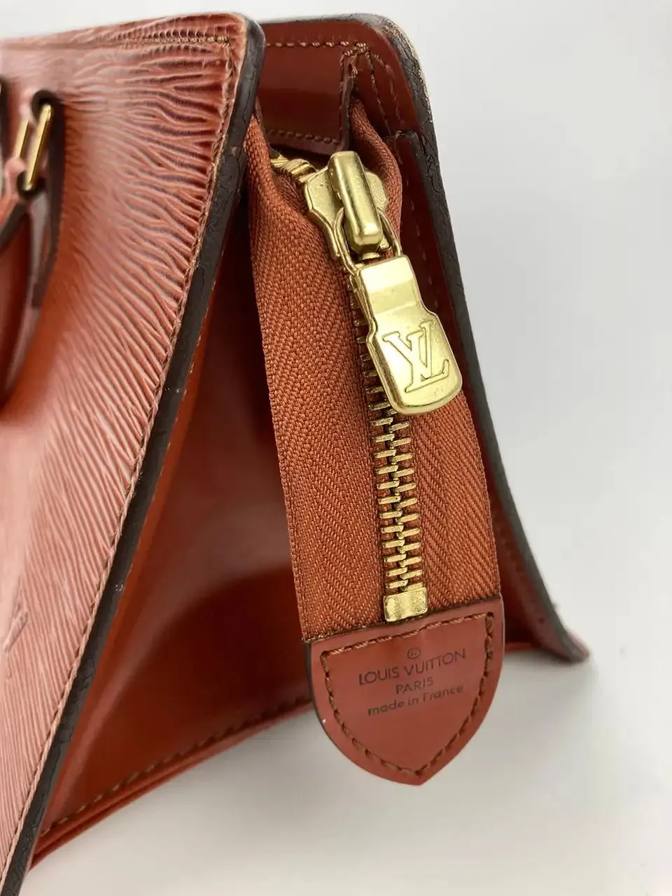 Louis Vuitton Brown Epi Sac Triangle Bag