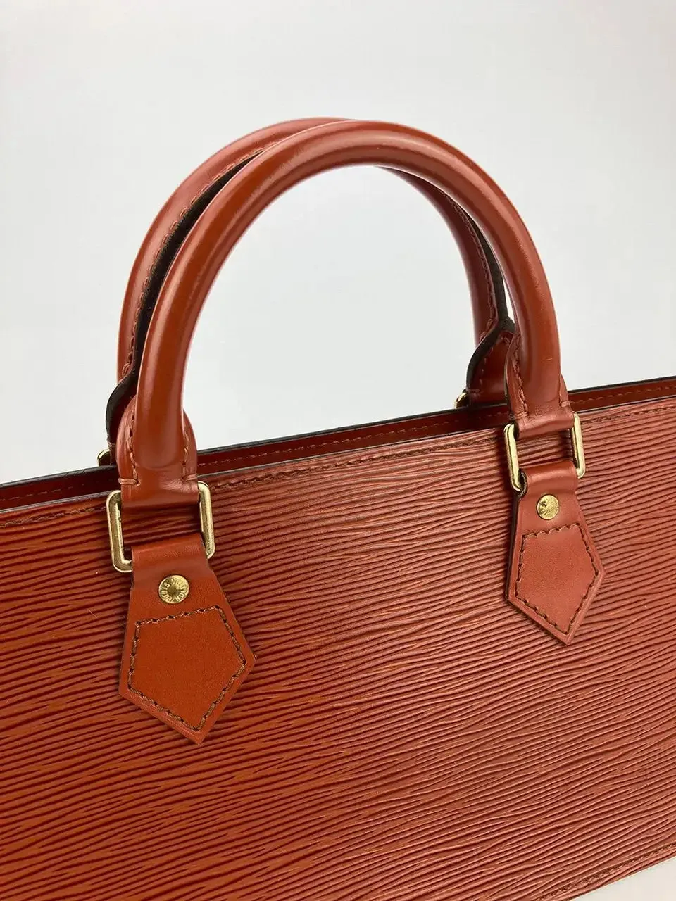 Louis Vuitton Brown Epi Sac Triangle Bag