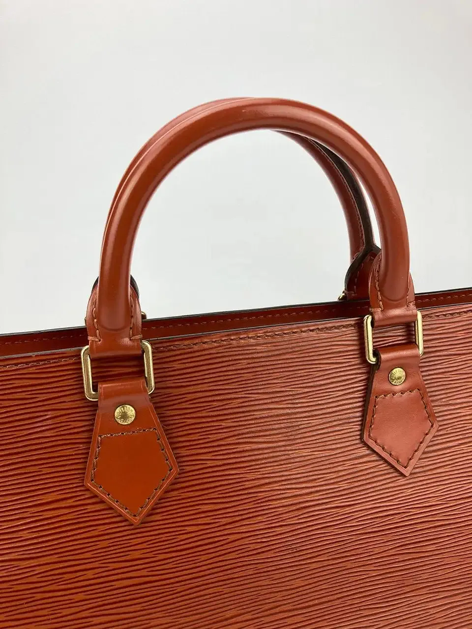 Louis Vuitton Brown Epi Sac Triangle Bag