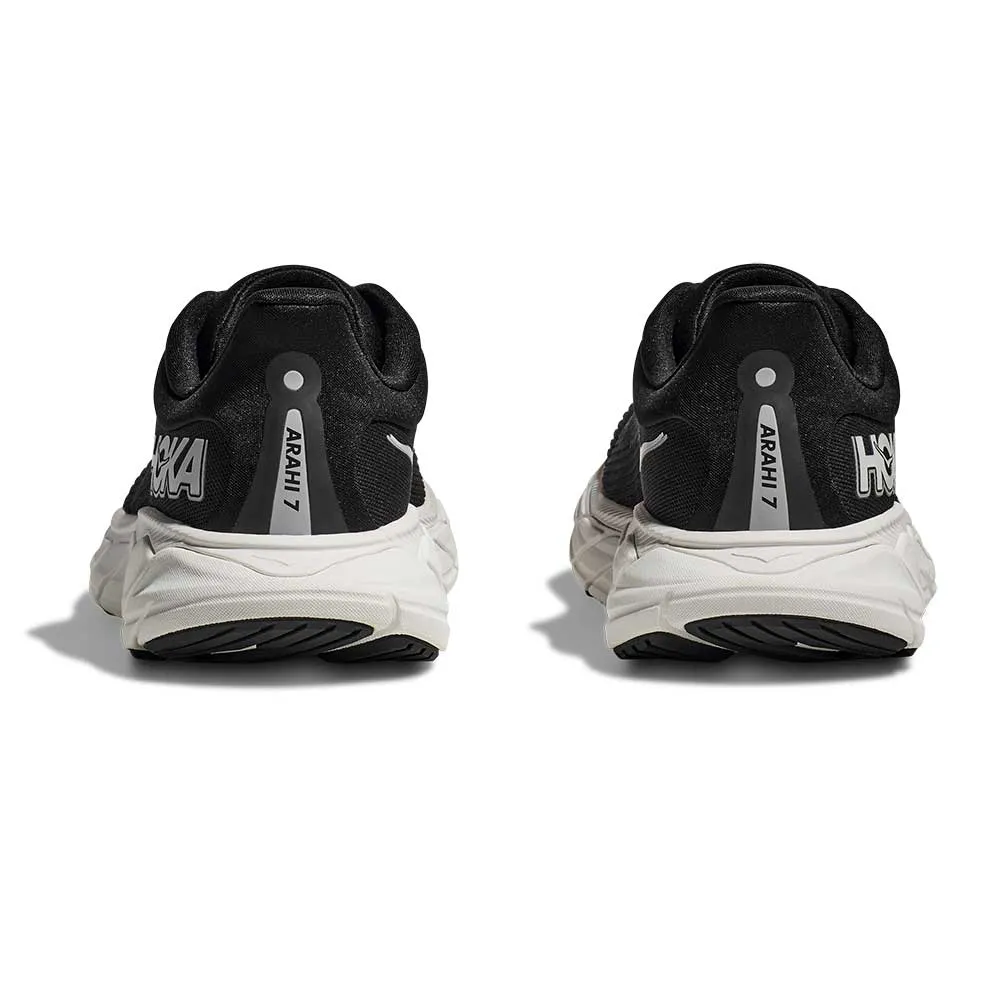 Men's Arahi 7 Running Shoe - Black/White - Wide (2E)