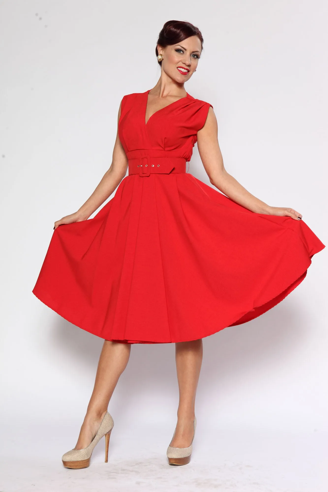 Milan Dress - Jet Setter Red