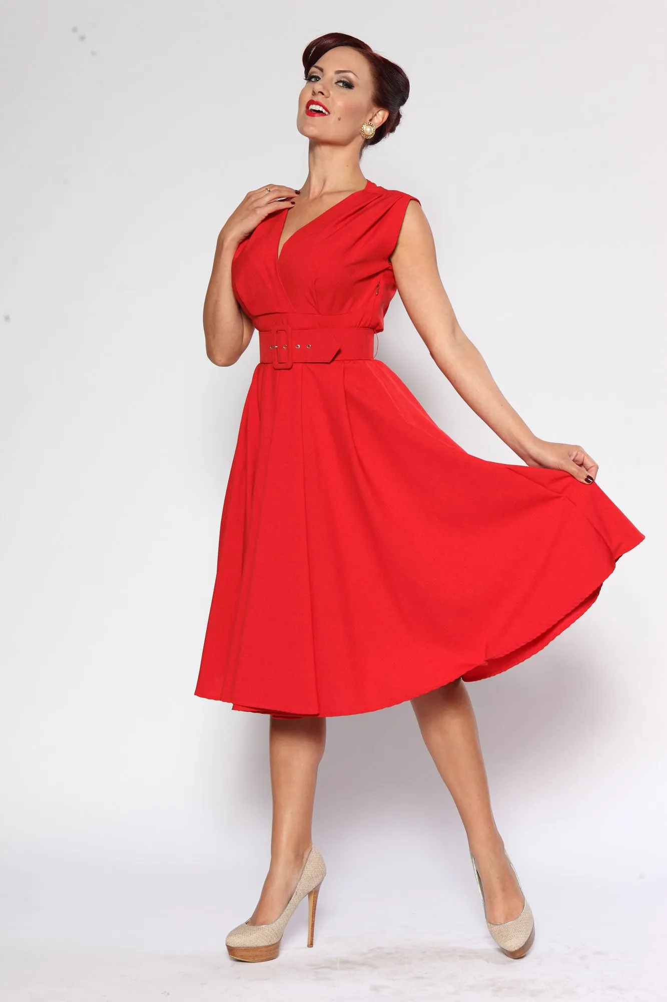 Milan Dress - Jet Setter Red