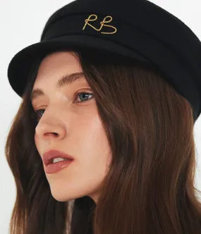 Monogram-embellished Baker Boy Cap