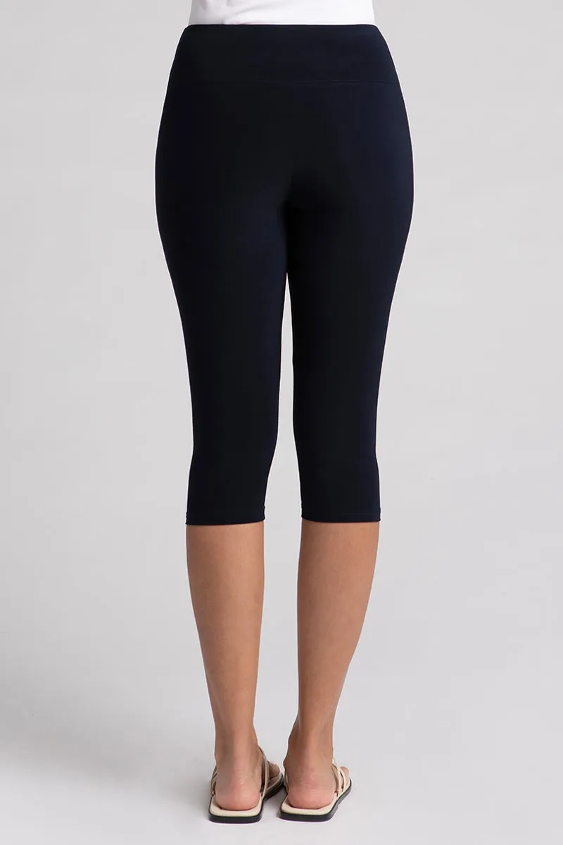 Nu Yoke Legging Capri | Navy