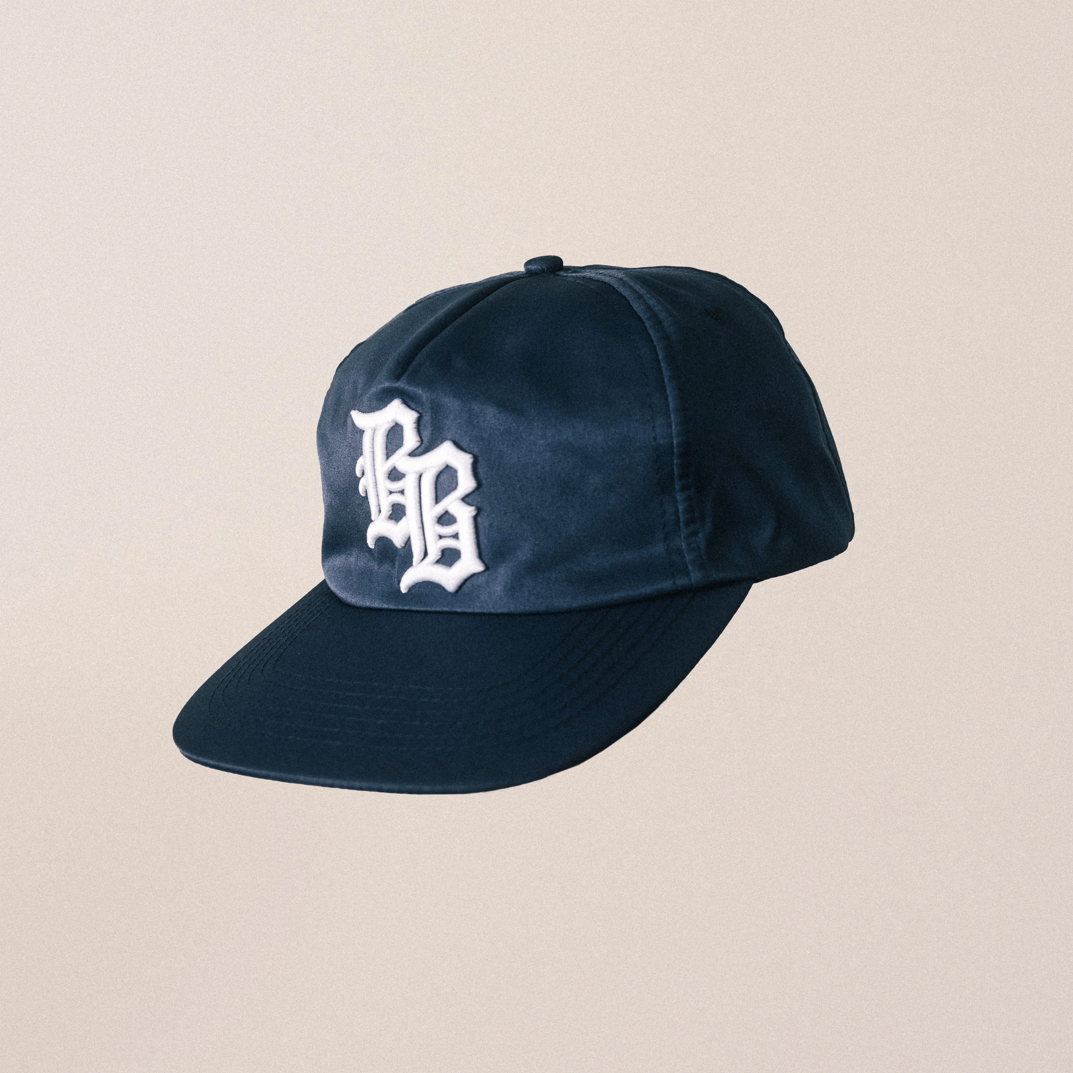 Old English BB Satin Hat - Midnight