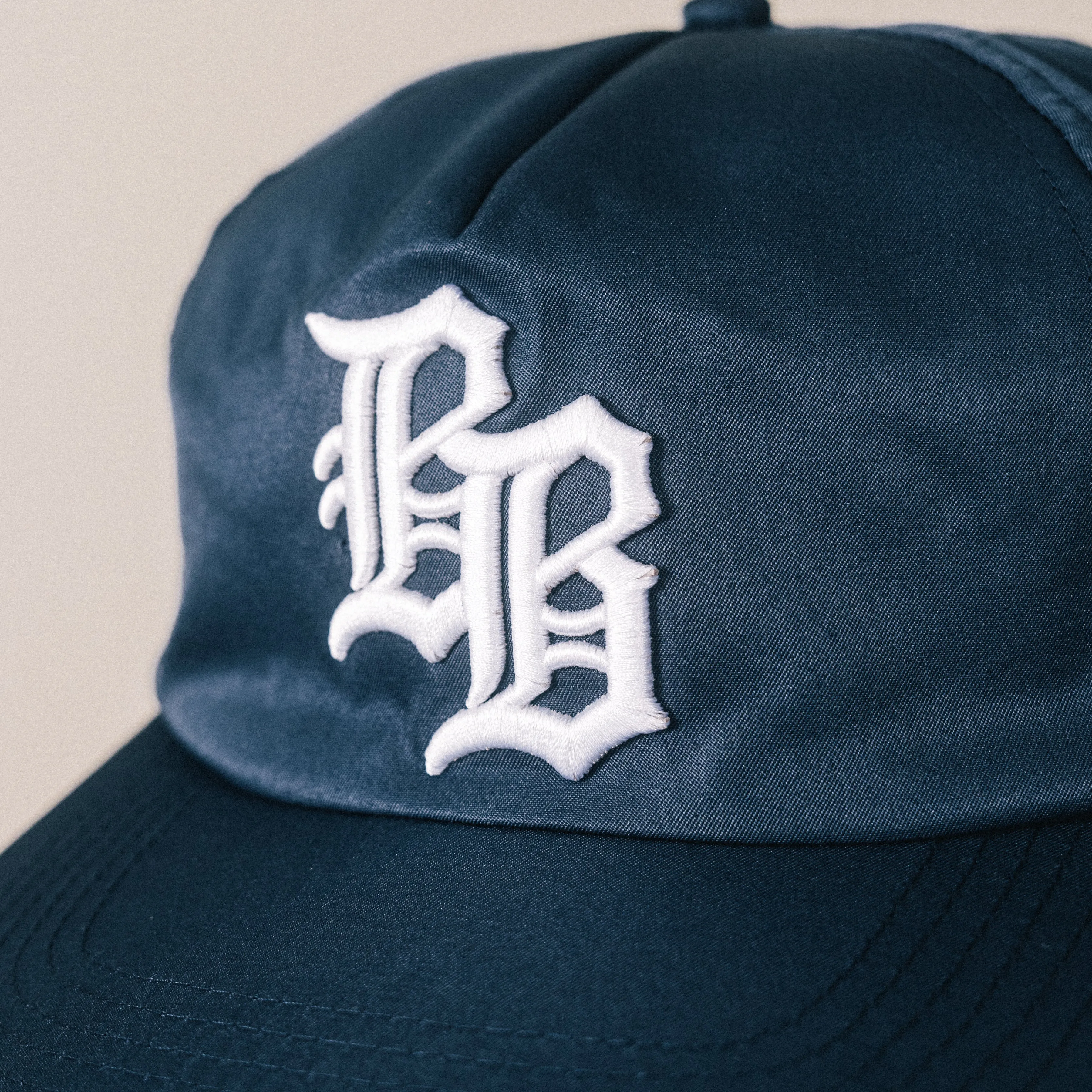 Old English BB Satin Hat - Midnight