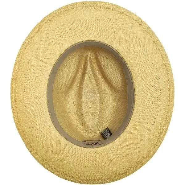 PANAMA STRAW HAT BY Bailey of Hollywood Color Dark Natural with Brown Band