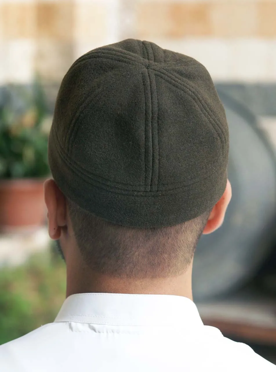 Paneled Wool Kufi