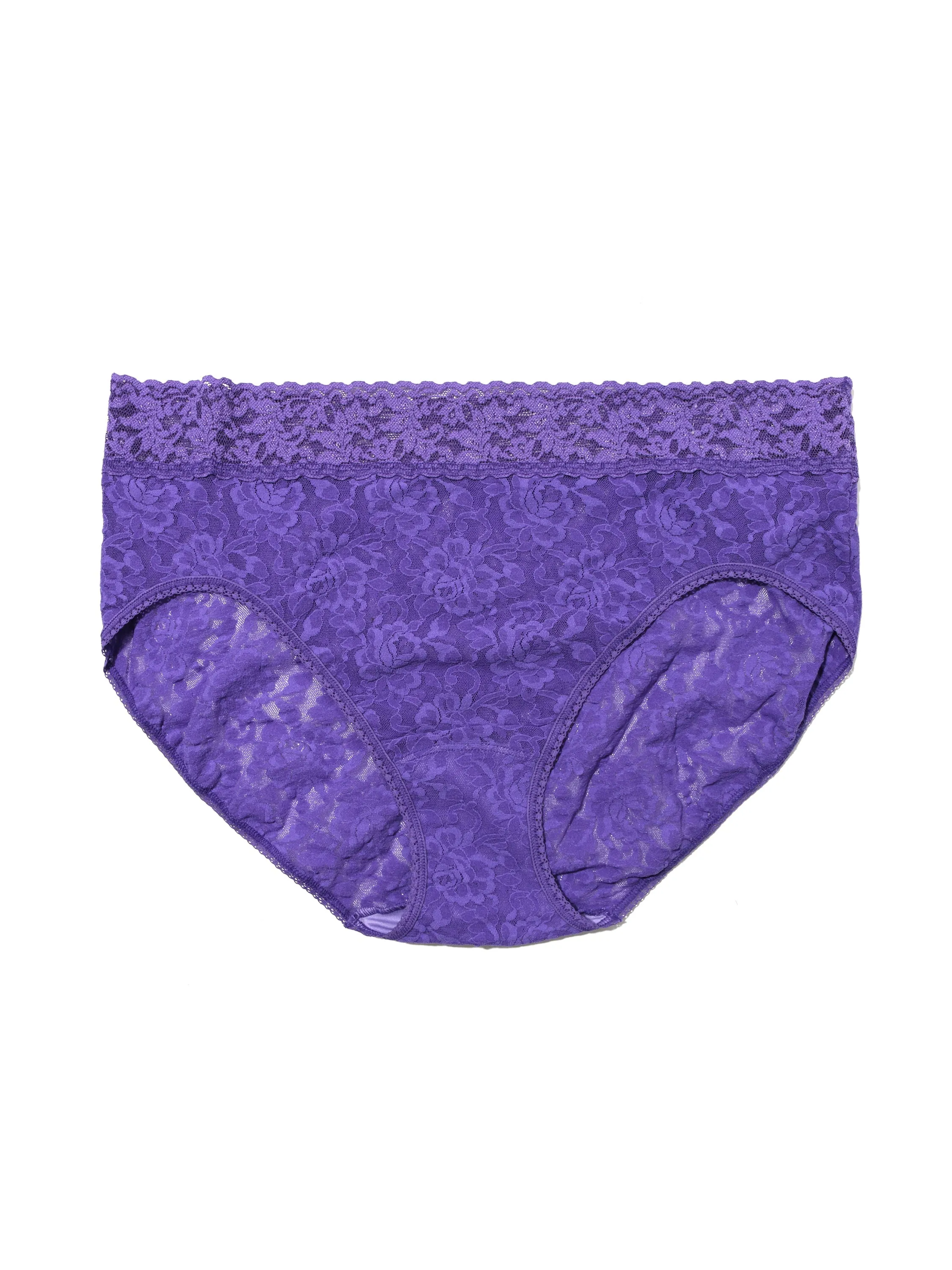 Plus Size Signature Lace French Brief Wild Violet Purple