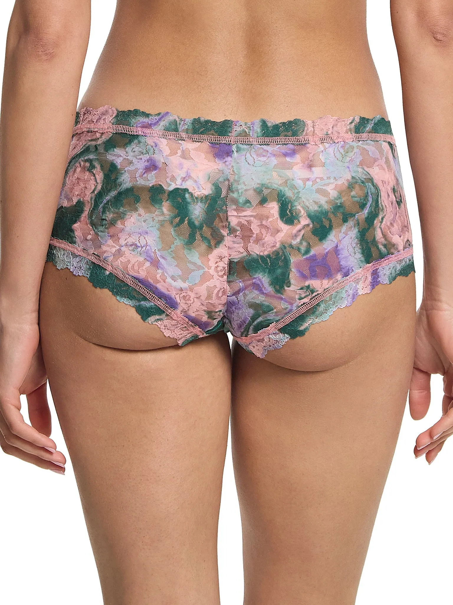 Printed Signature Lace Boyshort Painter