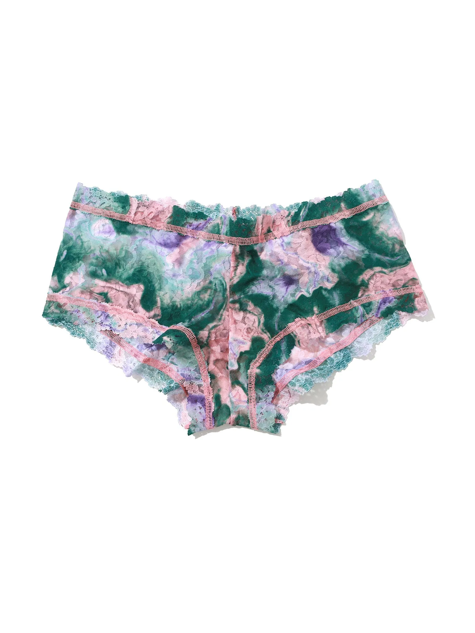 Printed Signature Lace Boyshort Painter