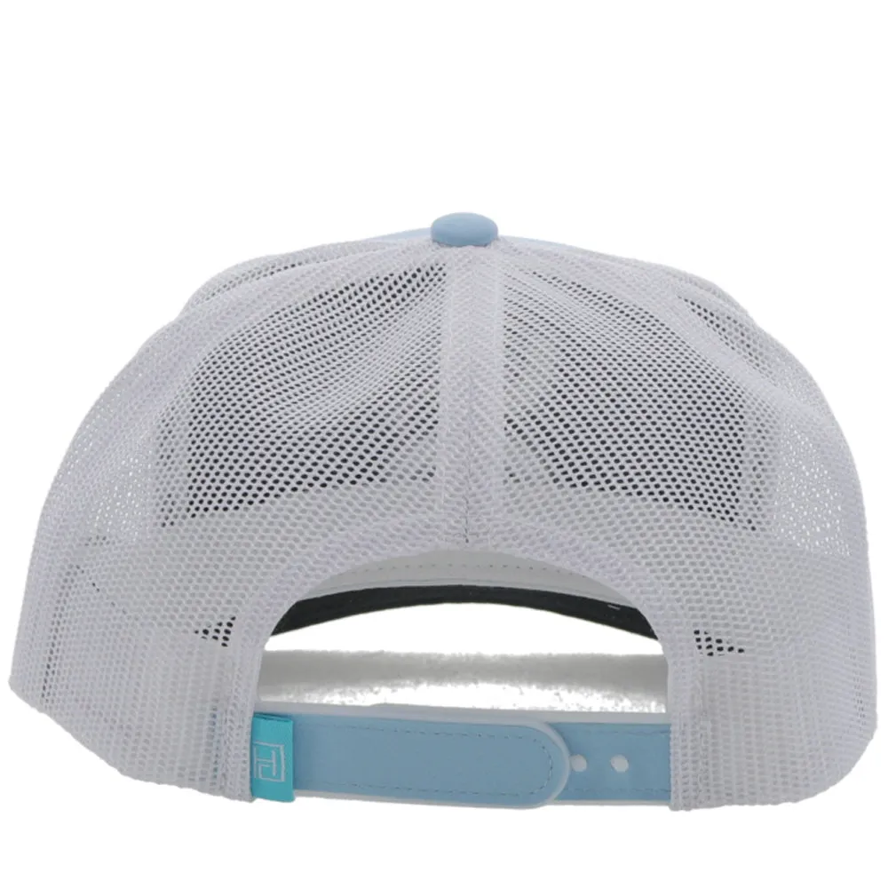 "Cowboy Golf" Light Blue/White Hat