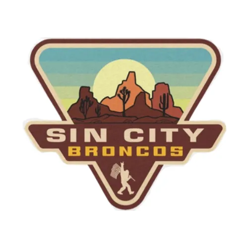 Sin City Broncos Logo Sun Shield