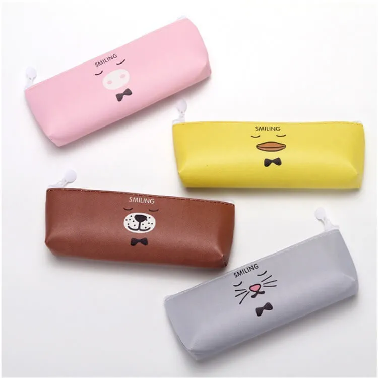 Solid Color Plain Pencil Case and Pouch