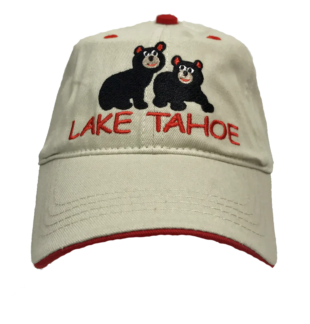 Souvenir Ball Cap Kids Bear Cub Lake Tahoe