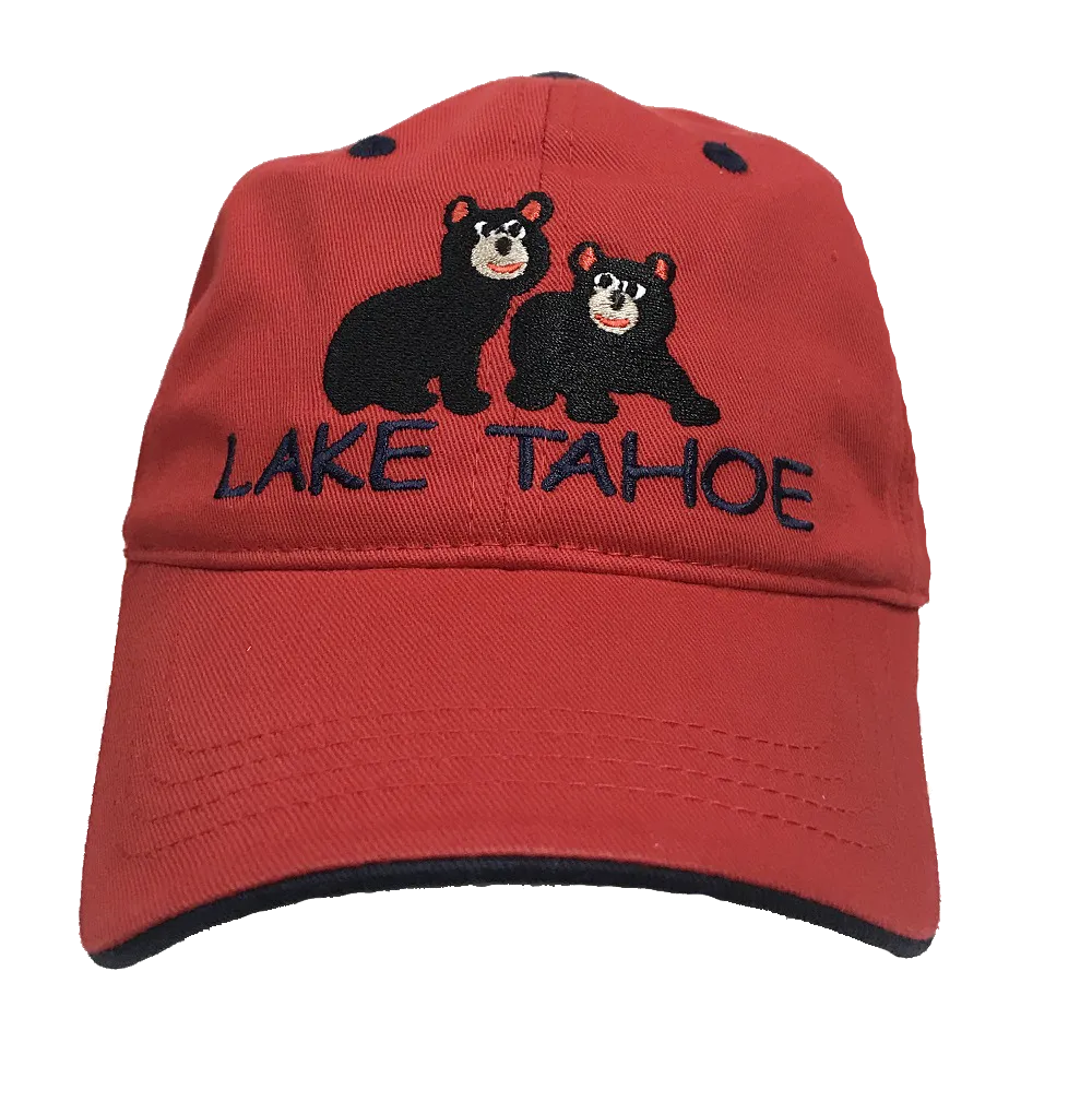 Souvenir Ball Cap Kids Bear Cub Lake Tahoe