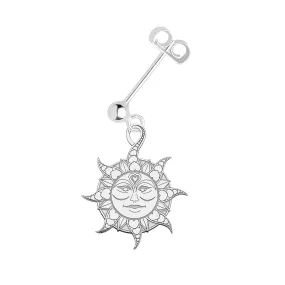 Sun Single Earring