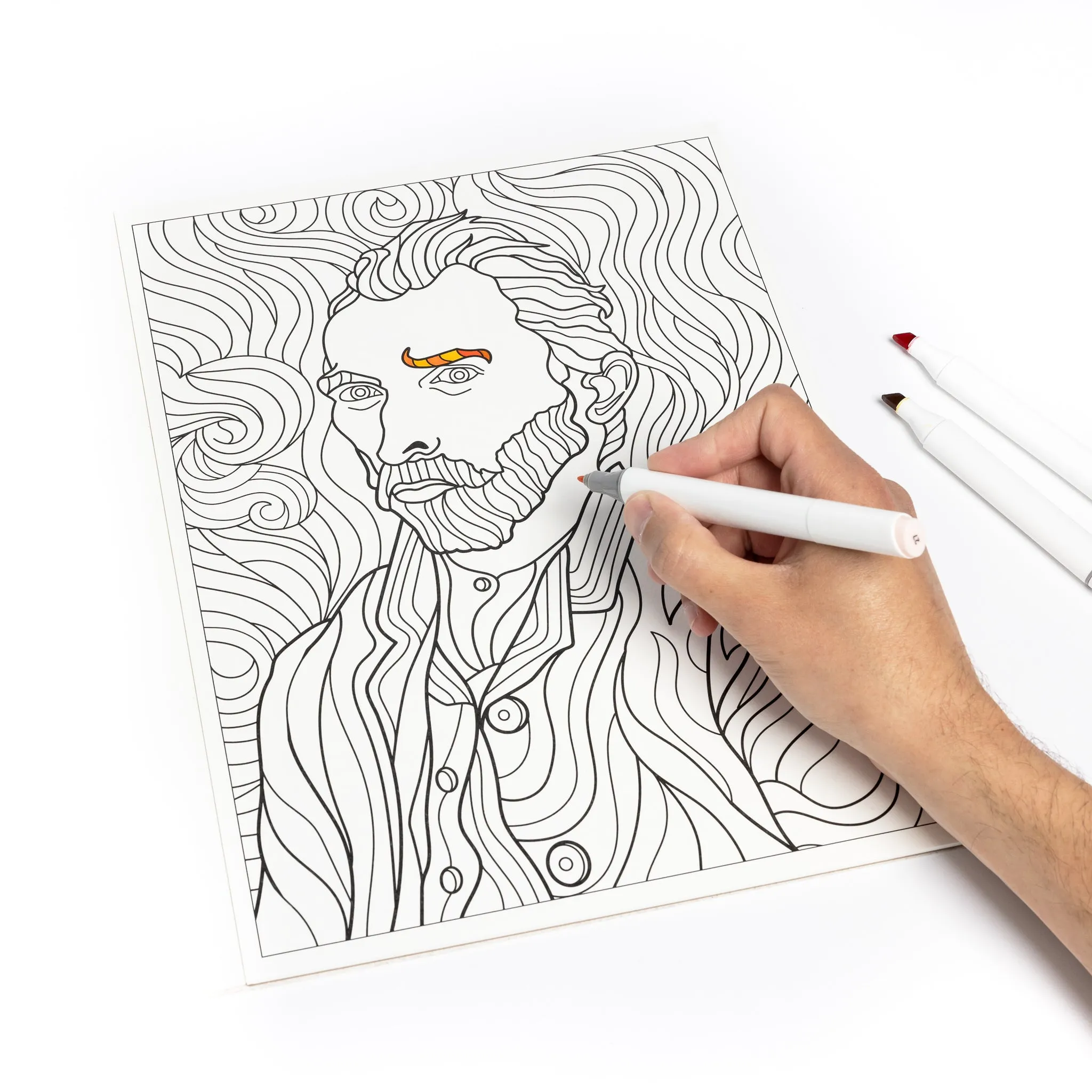 Vincent van Gogh - Coloring Book