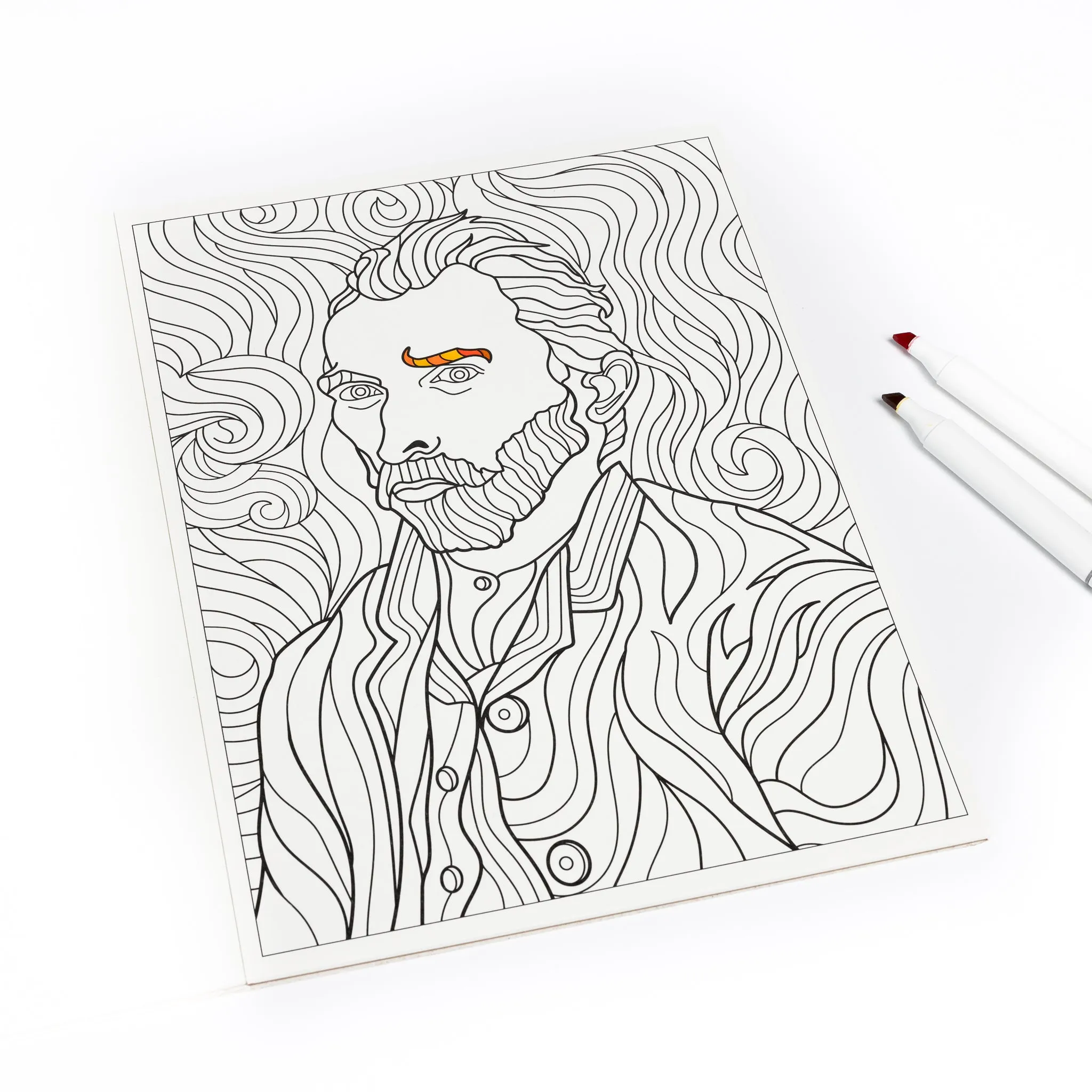 Vincent van Gogh - Coloring Book