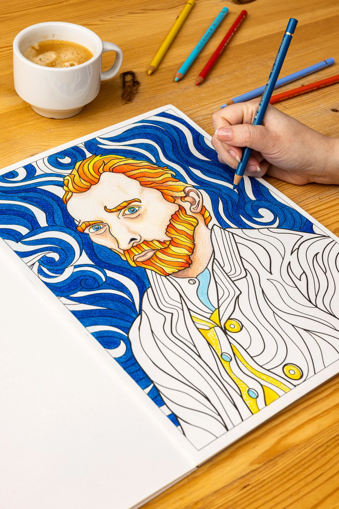 Vincent van Gogh - Coloring Book