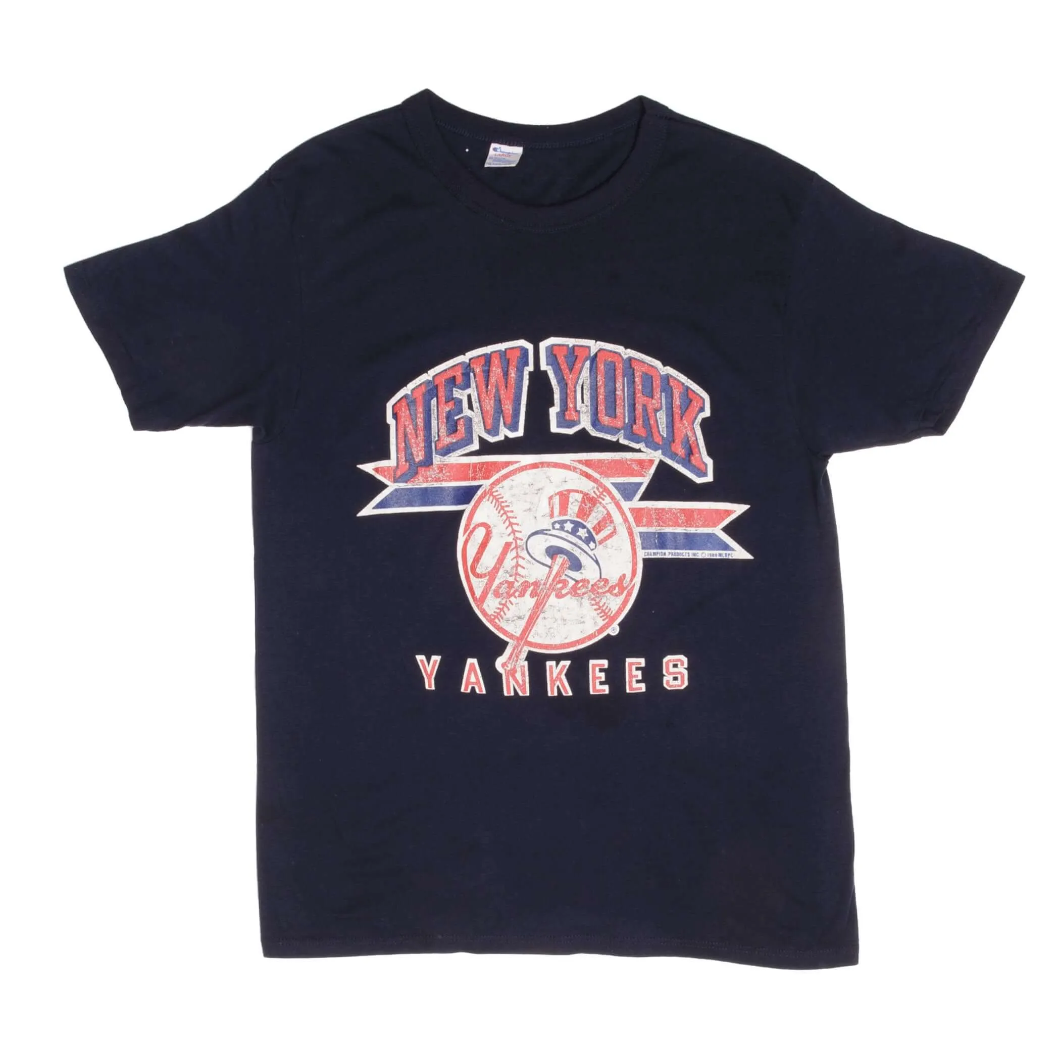 VINTAGE CHAMPION MLB NEW YORK YANKEES TEE SHIRT 1988 MEDIUM MADE IN USA