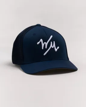 WM Flex Trucker Hat | Navy