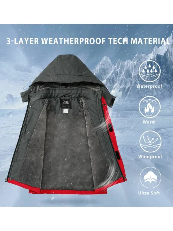 ZSHOW Boy's Waterproof Ski Jacket