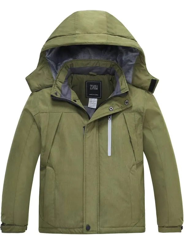 ZSHOW Boy's Waterproof Ski Jacket