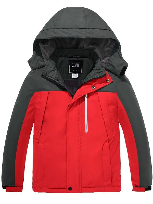 ZSHOW Boy's Waterproof Ski Jacket